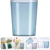 Vases Decorations Waking Flower Bucket Shop Barrel Container Flowers Make Multi-purpose Acrylic Transparent Plastic