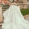 Lelaacra Sweetheart Wedding Dres for Women 2023 LG 슬리브 아플리케 왕실 열차 Prince Bride Gowns JK26 resido de noiva j5hi#