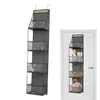 Behind The Door Storage Organizer Clear Hanging Over Cloth Box Wall Mounted Fabric Closet Bag Rack For Bedrooms 240319