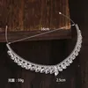 NOUVEAUX TIARAS CRISTAL SIRES SIRES ET COURONNES POUR FEMMES RHINESTE PRINC DIADEMS ACTIONS DE CHEUR BRIDAL H12V # #