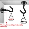 Hooks Rails 10 40Pcs Gold Black Magnetic Hook For Kitchen Bathroom Workplace Coat Towel Gadget Wall Mount Magnet Hanger Storage Organi Otcq9