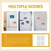 Frames 8 Pcs Po Bag Magnetic Sleeves Picture Wall For Refrigerator Pvc Magnets