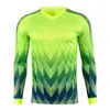 Crianças Homens Mulheres Futebol Goleiro Jerseys Uniformes Protetor de Cotovelo Futebol Goleiro Jersey Rugby Camisas Esporte Kit Personalizado 240325