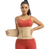 Body Shapewear Women Slimming Mante Midje Trainer Body Shaper Flat Belly Cincher Sweat Workout Girdle Modeling Belt Corset 240327