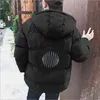 2022 nuova vendita calda giacca invernale da uomo Solid Lg imbottito caldo cappotto casual sottile pelliccia con cappuccio Parka da uomo Outwear giacca e cappotti 75 03yT #