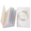 Party Supplies 2st Vow Books for Wedding His och hennes Notebook Bride Groom Booklet