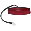 Bowls ATV 12V 3 draads rem-stoplicht licentie achterlicht rood voor off-road motorfiets signaallamp accessoires autolichten