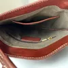 Umhängetaschen Vintage Hufeisenleder Reine handgemachte Tasche Top Damen Handtasche Mode Lässig All-Match Damen