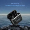 V8 TWS hörlurar hörlurar Vattentät digital Digital Display LCD -skärm Touch Control In Ear Gaming Noise Creaking TWS Earphones