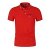 2024 neue Sommer Mode Polo Shirt männer casual kurzarm flip kragen slim fit joggen fitness männer T-shirt