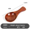 Spoons 1/2/4PCS Mini Wooden Kitchen Spice Condiment Coffee Sugar Teaspoons Kids Short Handle Wood Scoops Home Tableware