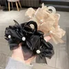 Fermagli per capelli Estate Nuovo Arco in tulle Artigli per capelli per le donne Ragazze Eleganti fermagli per capelli fatti a mano Farfalla Clip per coda di cavallo Copricapo Accessori per capelli Y240329