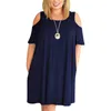 Stor storlek 9xl DR för fett mm 2023 Kvinna Summer Dr Loose Plus Size Dres Off The Shoulder Women Clothing 9xl Dr Vestidos G4VV#