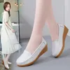 Scarpe casual 2024 ballerine da donna mocassini traspiranti in pelle ritagliata balletto ballerina da barca sneakers da donna