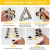 12PCS Pierścień magnetyczny Fidget Toys Zestaw Graffiti Camo Fingers Pierścienie magnesu ADHD Stres Stopni