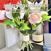 Dekoracyjne kwiaty spiralne ikebana rdzeń łodygi wielokrotnego użytku Kwiatowa siatka do wazonu Bloom Shaper (s/zielony)