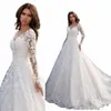 beige romantico 3D petalo fatto a mano da sposa Dr con pizzo scollo a V maniche elegante Dr per dolce sposa 2024 nave libera s9rV #