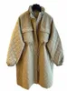 Осень-зима 2023, новая женская Свободная куртка с кулиской на талии и ромбом, стеганая куртка LG, ветровка, пальто с курткой, женская 95Gj #