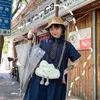 Shoulder Bags Girl Personality Cloud Messenger Bag Women Japanese Ins Cute Plush Cartoon Soft Mini Purses Handbag