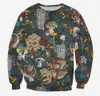 Men's Hoodies Sweatshirts Tessffel Newest Plants Mushroom Fungus Camo Funny New Fashion Tracksuit Pullover 3DPrint Zipper/Hoodies/Sweatshirts/Jacket A-19 24328