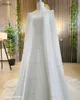 Funyue Elegant Muslim Wedding Gowns for Bride 2024 Arabic Islamic Dubai Lg Sleeves Bridal Dr A-Line Chiff Abito Da Sposa D7yu＃