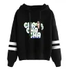 Rapper Kaarija Cha Cha Cha Graphic Hoodie Men Women Hip Hop Vintage Oversized Hoodies Trend Fashion Hooded Sweatshirt Streetwear