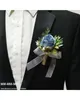 MM Boutniere и талия корсаж для свадьбы для мужчины жениха жениха Silk Fr Decorati Barain Accories G84V#