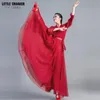 new Classical Dance Performance Costume Practice Clothes Burdy 720 Flowing Chinese Danceclothes Dance Dres for Woman l87q#