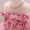 Sweet Pink Blue Green Purple White Jewel Girl's Birthday/Party Dresses Girl's Pageant Dresses Flower Girl Dresses Girls Everyday Skirts Kids' Wear SZ 2-10 D329258