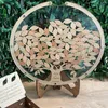 Party Supplies Wedding Guest Book Kit Wooden Transparent Drop Box Romantic Decoration For Weddings Anniversary
