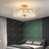 Chandeliers French Style Master Bedroom LED Ceiling Light Modern Minimalist Pearl Glass Romantic Wedding Lighting Fixtures