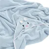 Blankets Baby Hooded Towels Super Soft Bath Towel Warm Sleeping Swaddle Wrap For Infant Boys Girls Birth Gift Hug Blanket