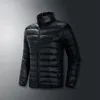 Mężczyzna ciepłe grube zimowe fi parkas płaszcza męska mączowa kurtka ciepła LG Windbreaker klasyczny wiatrówek busin hombre f21 h8Hz#