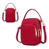 Sacos da noite Pequenas mulheres bolsa bolsa moda casual ombro sólido versão coreana selvagem bolsa de telefone crossbody para