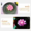 Bougeoirs 6 pièces flottant LED fleur Flotantes Para Agua veilleuse sans flamme florale fausses fleurs