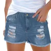 Women's Shorts High Waist Short Jeans Pants Hole Tassel Edge Fringe Women Sexy Summer Denim Athletic