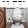 Banyo Paspasları Elastik U şeklinde Tuvalet Koltuğu Yıkanabilir Halılar Kaymaz Mercan Olmayan Polar Slip Slip CloseStool Zemin Mat