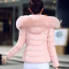 2024 Automne et hiver Veste courte pour femme, vêtements coréens décoratifs, corps léger chaud, gros col de cheveux épaississant manteau chaud B5Uh #