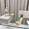 Sapatos de salto alto sexy de 10 cm para mulheres moda feminina festa casamento sapatos com caixa EU34-42