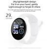 D18PRO SMART WACK Hjärtfrekvens Blodtryck Fitness Tracker Kids Watches Män Kvinnor Wristband Sport Smartwatch för Android iOS