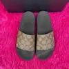 Pantoufle de créateur pour homme, sandales de luxe, slide, sandale, chaussures de plage, mocassins, pantoufles, tongs plates