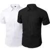 all Seas Fi Men's Busin Dr Slim Fit Working Shirt Anti-Wrinkle Solid Lg Sleeve Social Formal Shirts For Men X95Q#