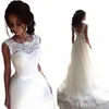 Vestido De Novias 2022 Abiti da sposa Abiti in pizzo Abiti da festa Lgue Formale Semplice Sposa To Be White Dr u823 #