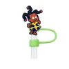 22colors childhood rugrats silicone straw toppers accessories cover charms Reusable Splash Proof drinking dust plug decorative 8mm/10mm straw party