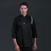 Restaurant Männer Chef Jacke Hotel Küche Hemd Catering Kochen Kleidung Kantine Koch Overalls Bäckerei Kellner Uniform Lg Ärmeln T99T #