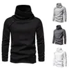 Hommes Casual Slim Fit Pull tricoté Pulls à col roulé Lg manches Therma o4eF #