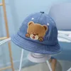 Casquettes Chapeaux Été Bébé Chapeau De Soleil Mignon Dessin Animé Ours Garçons Filles Seau Enfant En Bas Âge Enfants Plage Pêcheur Enfants Livraison Directe Accès Maternité Dhsp5