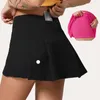 Women tennis skirt athletic golf skorts skirts yoga pants with pocket workout runing sports pleated skirts casual built-in shorts