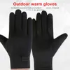 Новые зимние перчатки с сенсорным экраном для женщин и мужчин, теплые тонкие кашемировые однотонные простые перчатки для езды на велосипеде, ветрозащитные перчатки V0s0