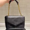 10A Borsa da donna con catene firmate LUXURYS Portafoglio in vera pelle Borsa da donna firmata da donna Borsa da donna di alta qualità Borsa a tracolla firmata Borse a tracolla Borsa da donna